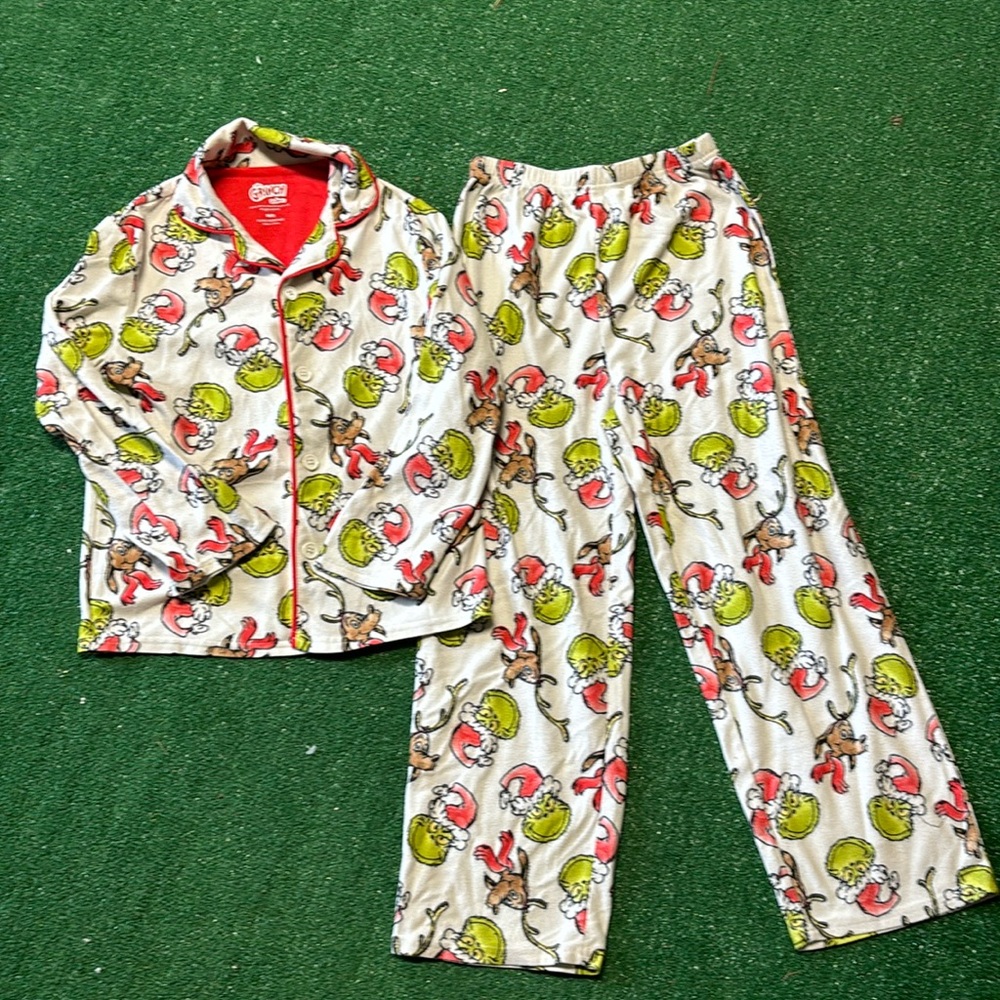 Grinch pajamas